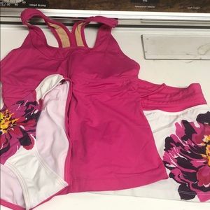 Athlete Swim suit, top, shorts, bottoms SzSm/med